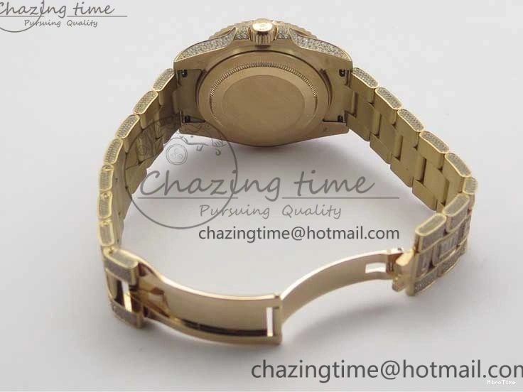 MiroTime 0329 GMT Master II 116769 BRIL Full Diamonds RG TWF Best Edition A Unique 2991